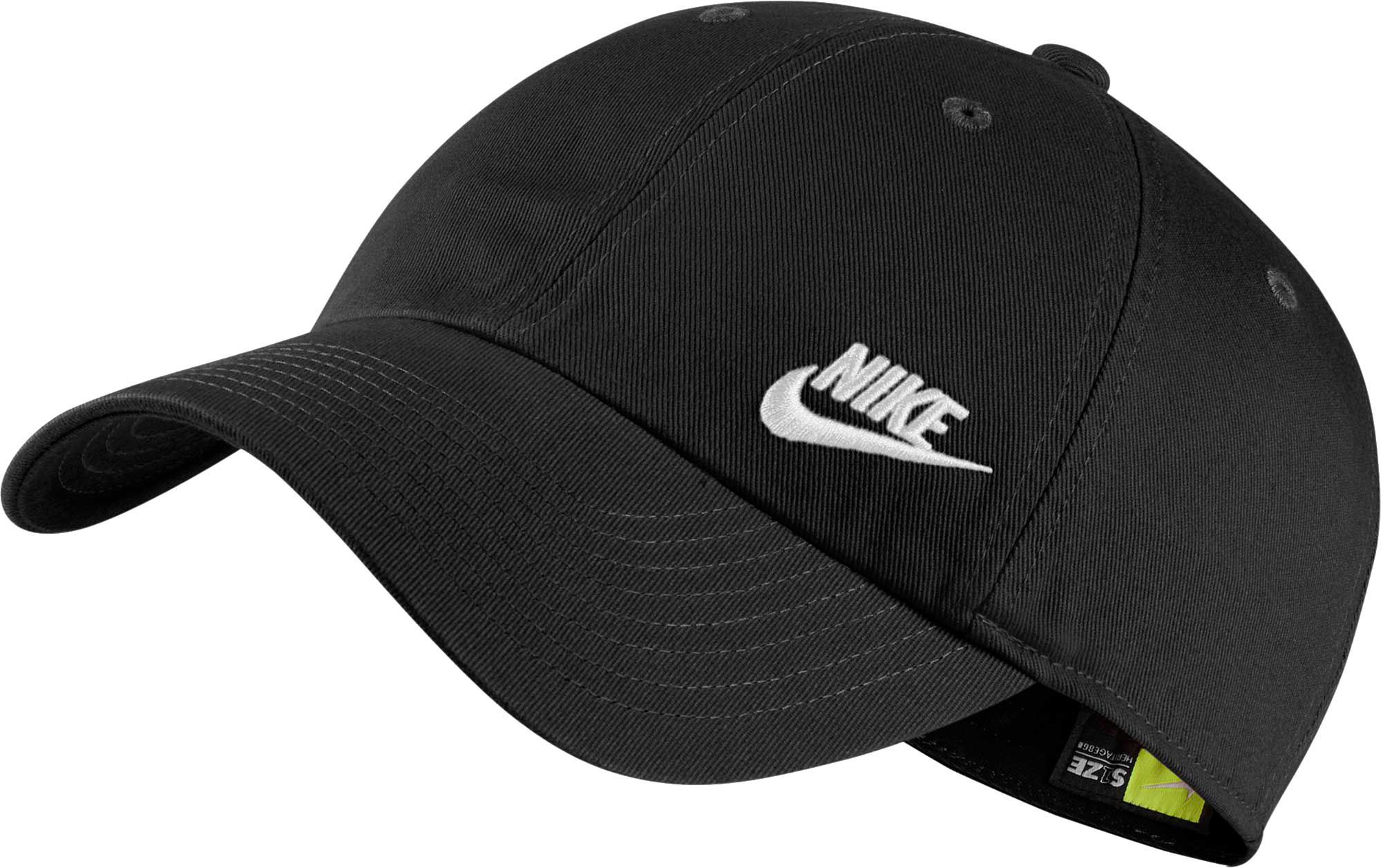 nike heritage 86 hat black