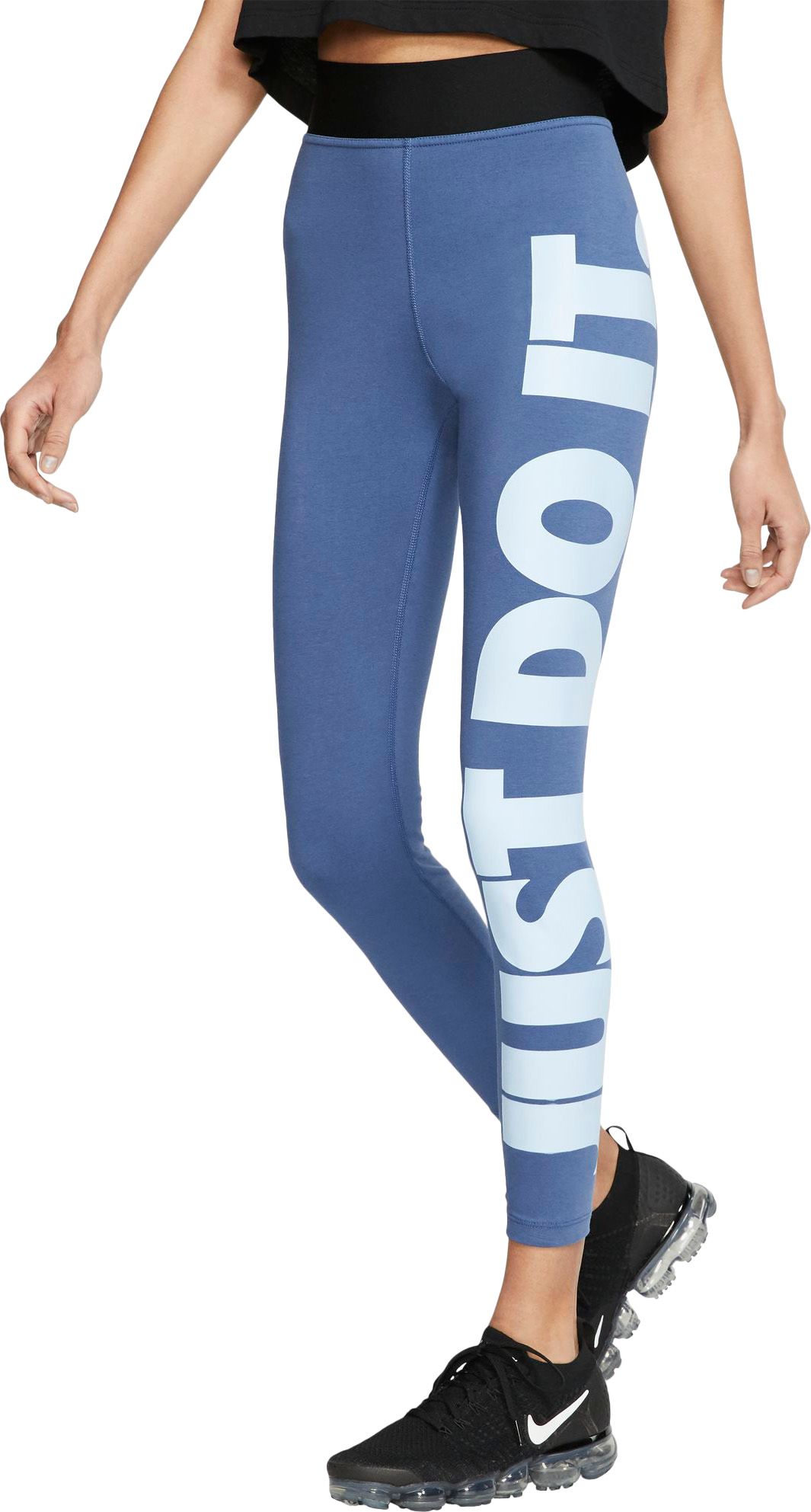 womens blue nike leggings