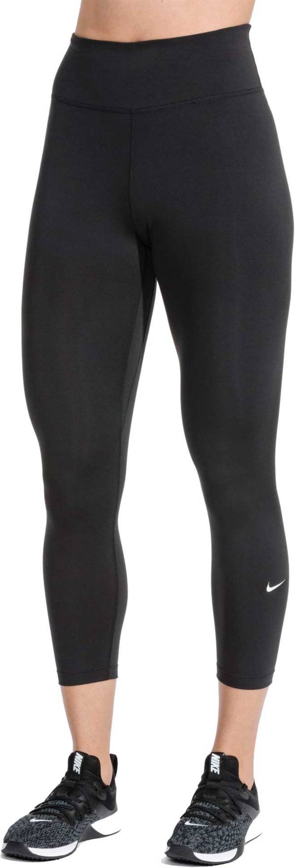 Nike Pro Dri-Fit Women Performance Leggings Crop Length Black XS NWT Free  Ship