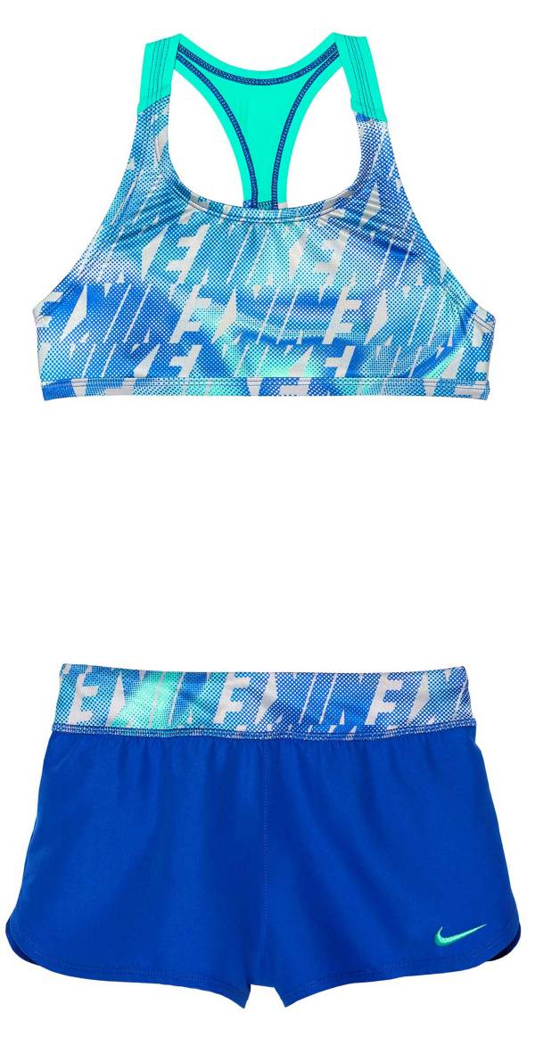 Nike Girls' Amp Axis Racerback Sport Top Short Set