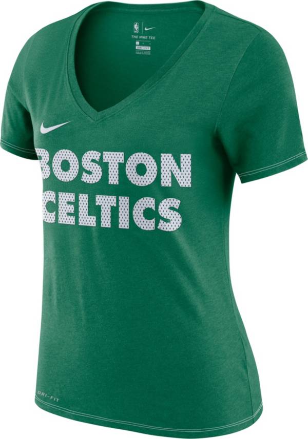 Nike Women S Boston Celtics Dri Fit V Neck T Shirt Dick S Sporting Goods