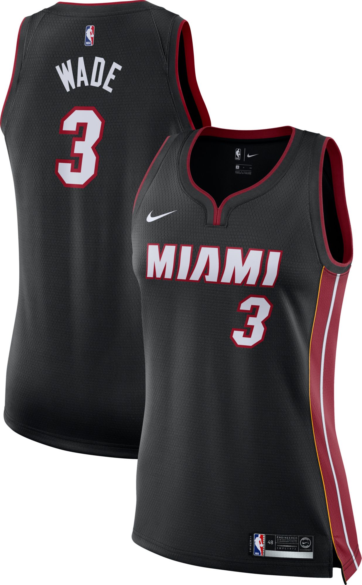 miami heat swingman jersey black