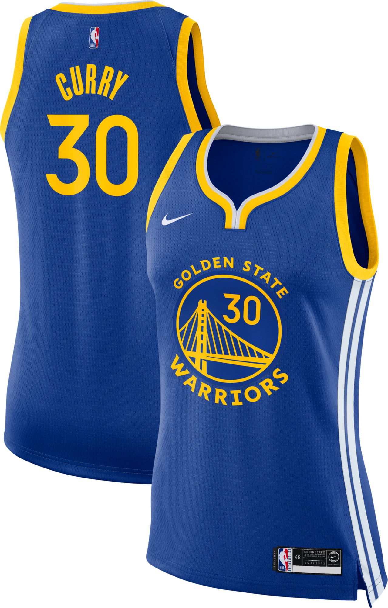 warriors women's jersey curry