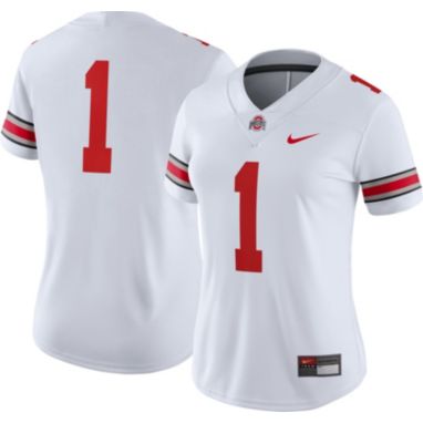 sorry, Nike Women's Ohio State Buckeyes #1 Dri-FIT Game Football White Jersey is currently out of stock