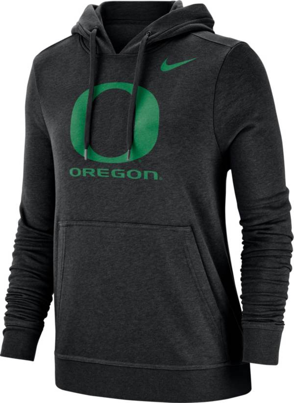 Nike Women S Oregon Ducks Club Fleece Pullover Black Hoodie Dick S Sporting Goods