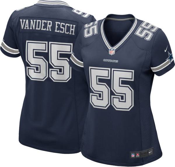 Nike Women's Dallas Cowboys Leighton Vander Esch #55 Navy Game Jersey