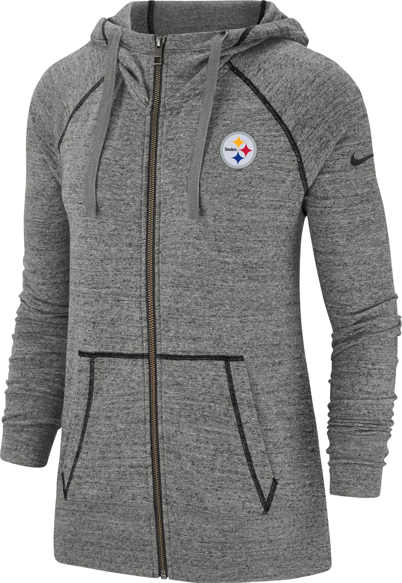 grey steelers hoodie