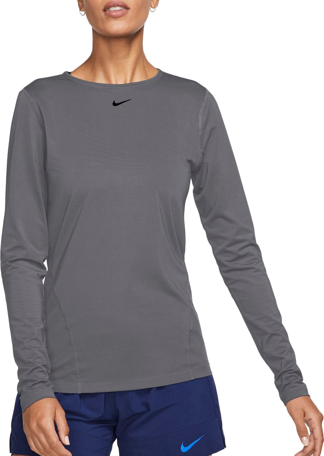 Nike Women's Pro Mesh Long Sleeve Shirt 