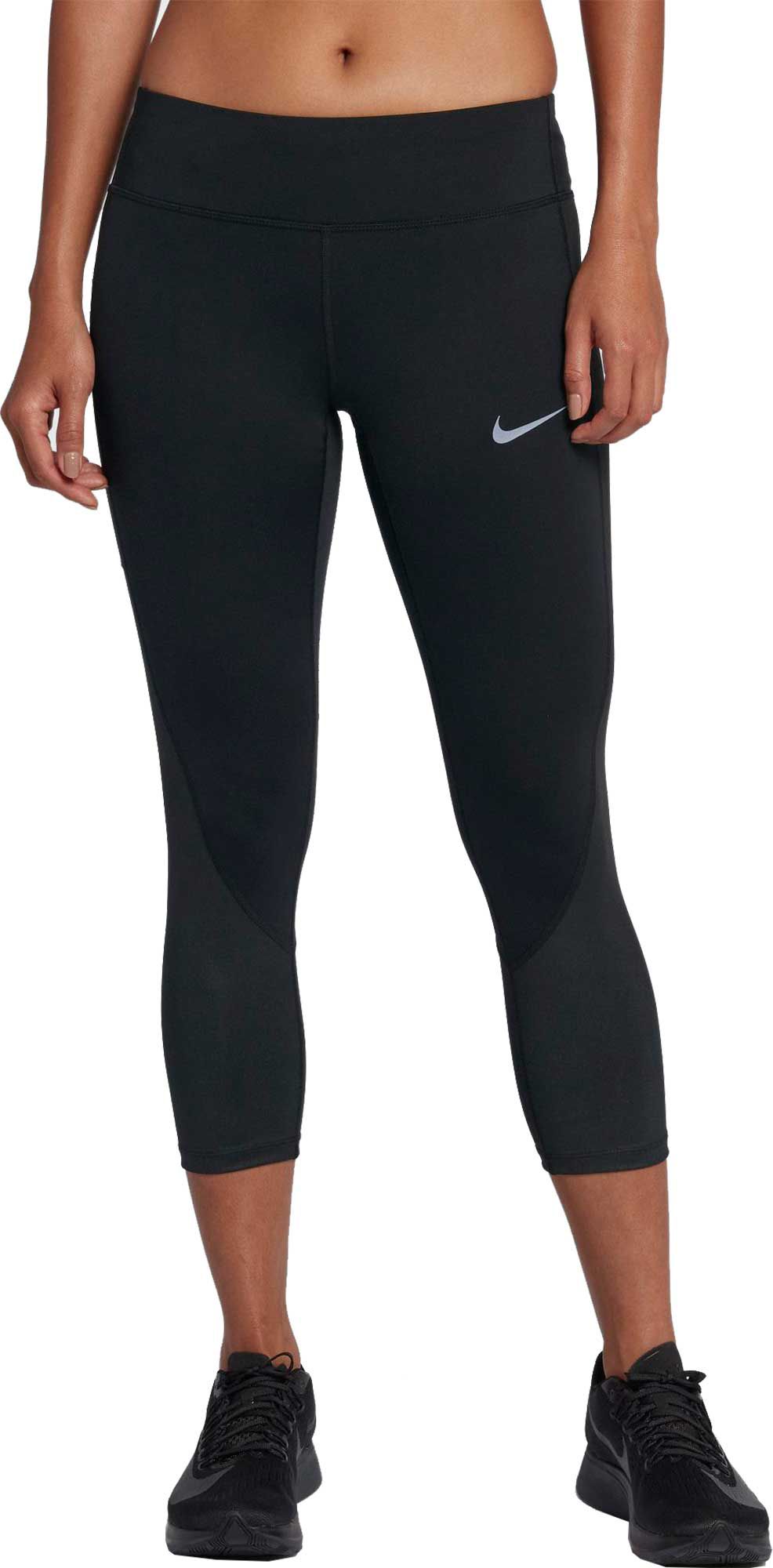 nike dri fit running capri