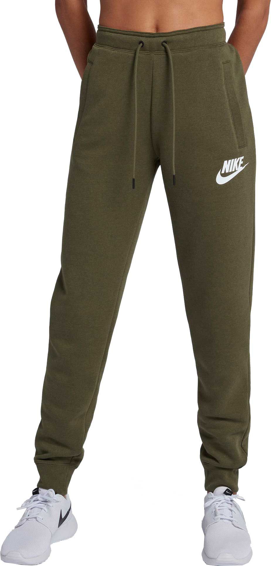 nike women's rally joggers olive