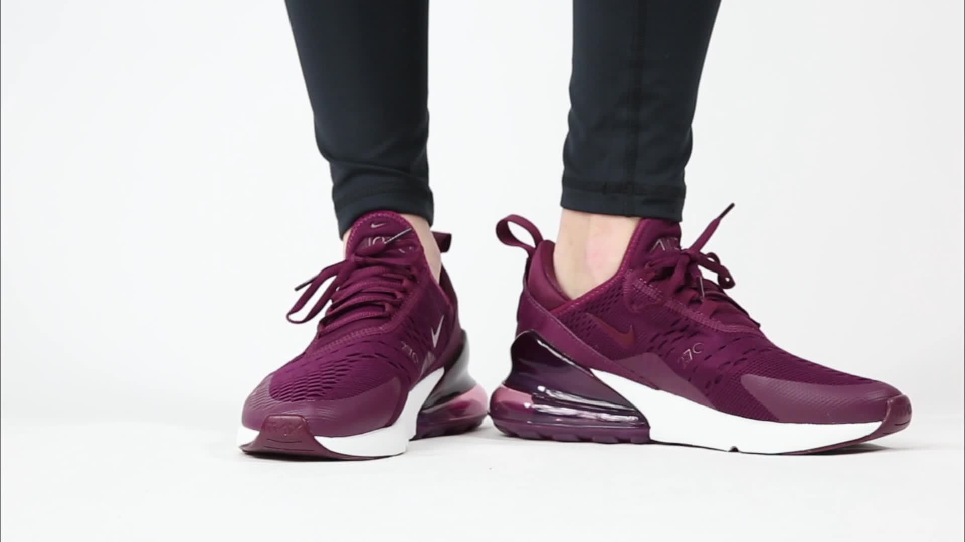 nike air max 270 womens burgundy