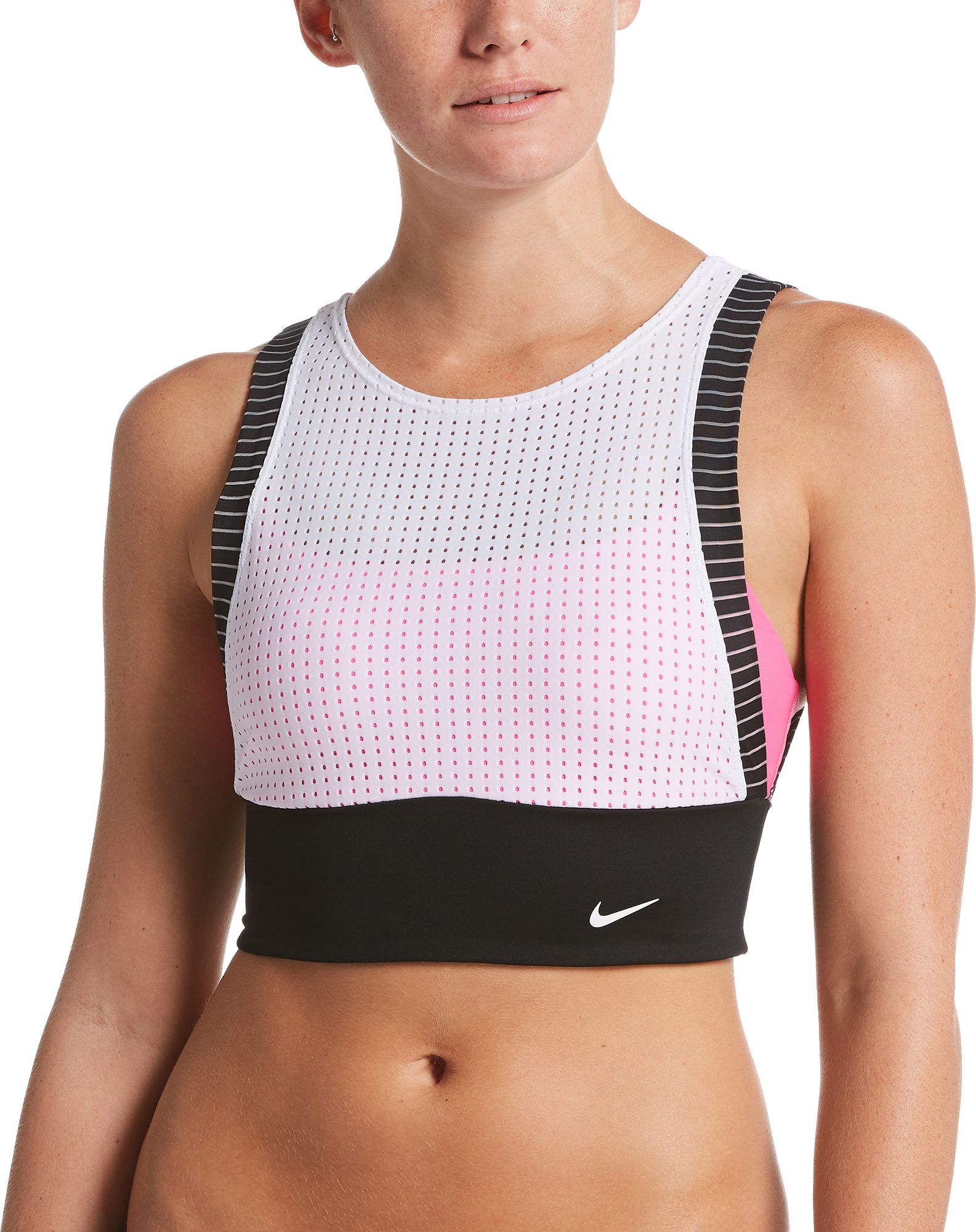 Nike Women's Sport Mesh Layered Midkini Top product image