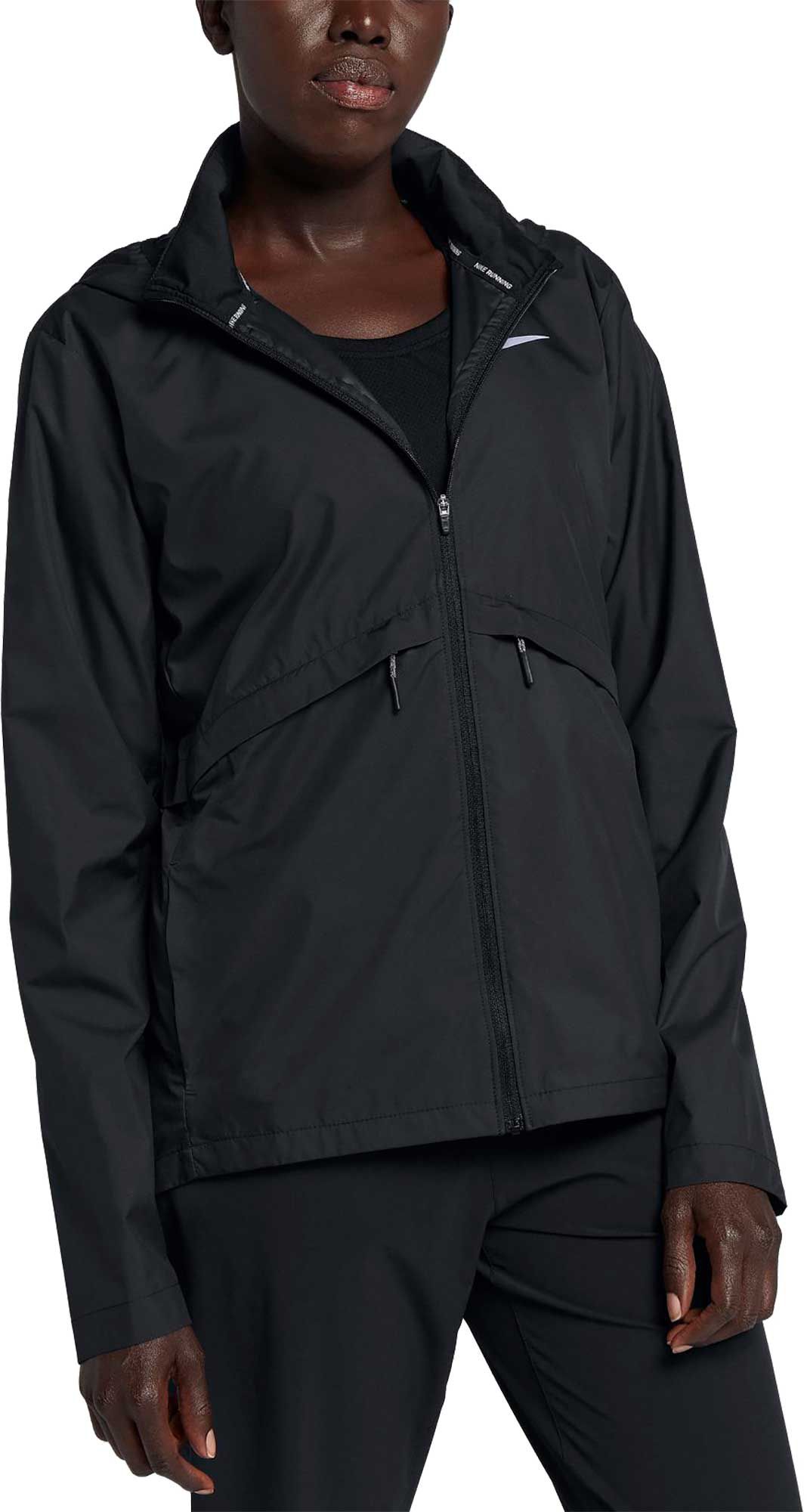 essential hooded running jacket nike