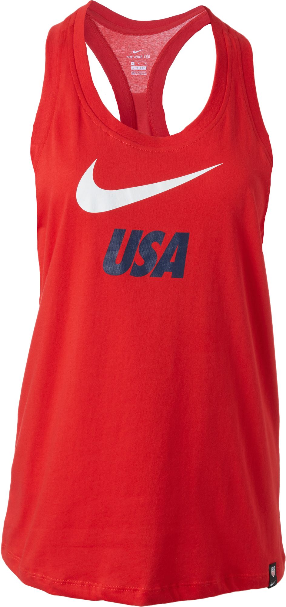 red nike tank