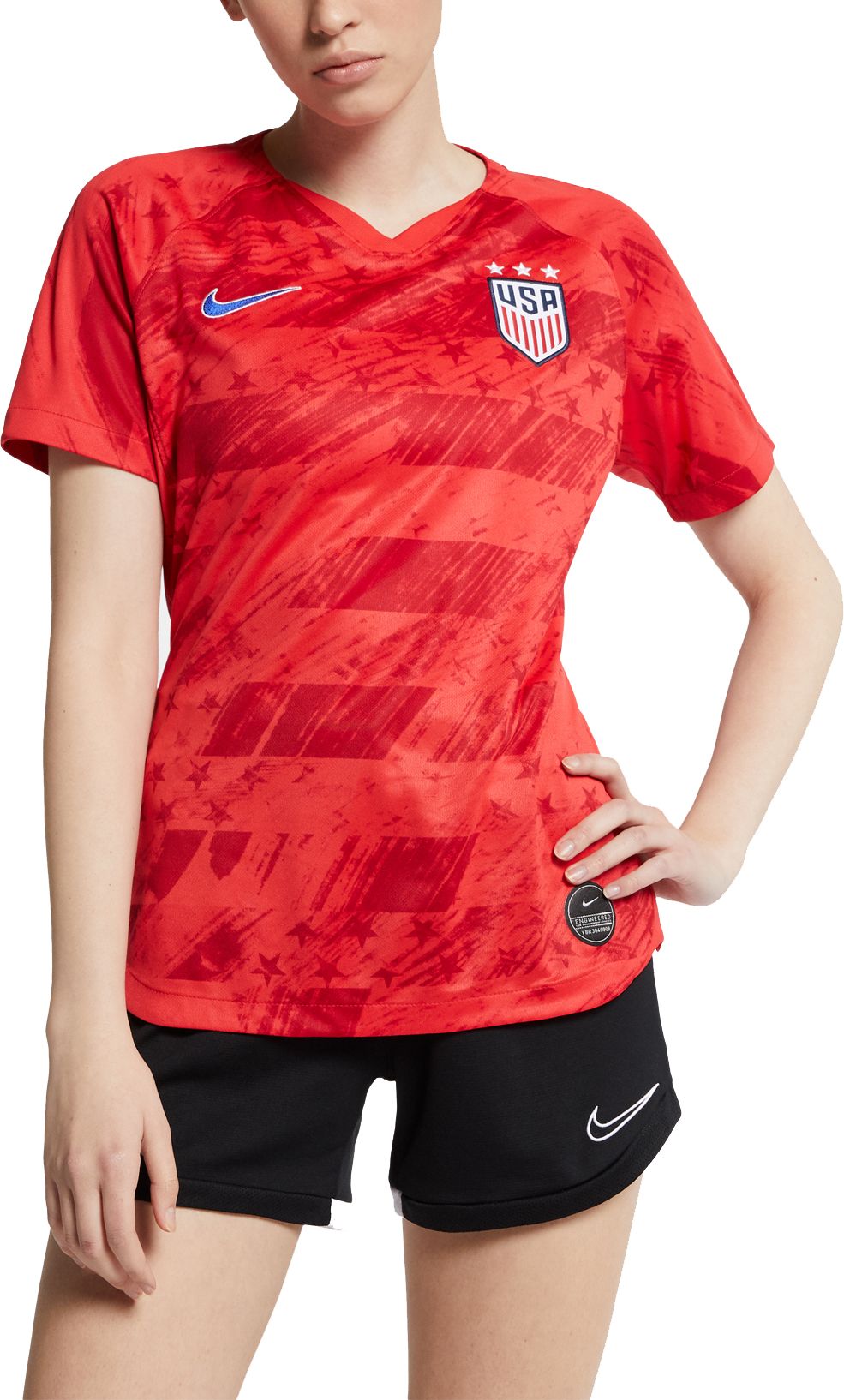 usa women's red soccer jersey