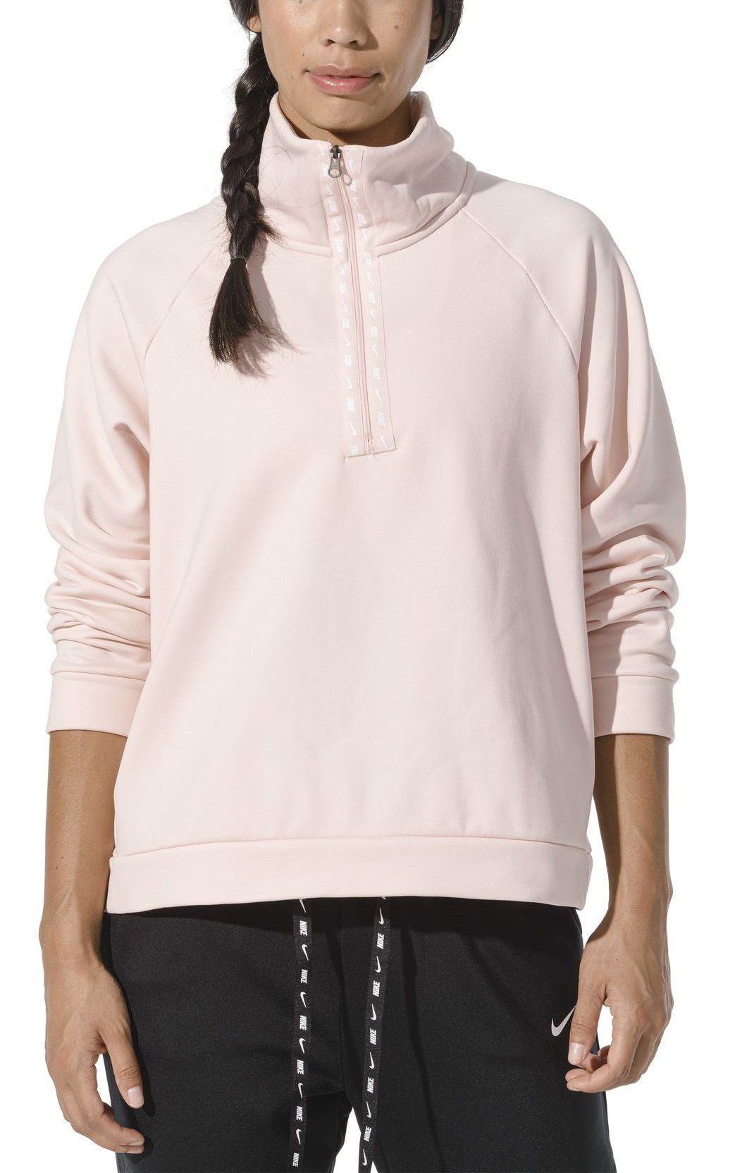 nike half zip sweatshirt women's