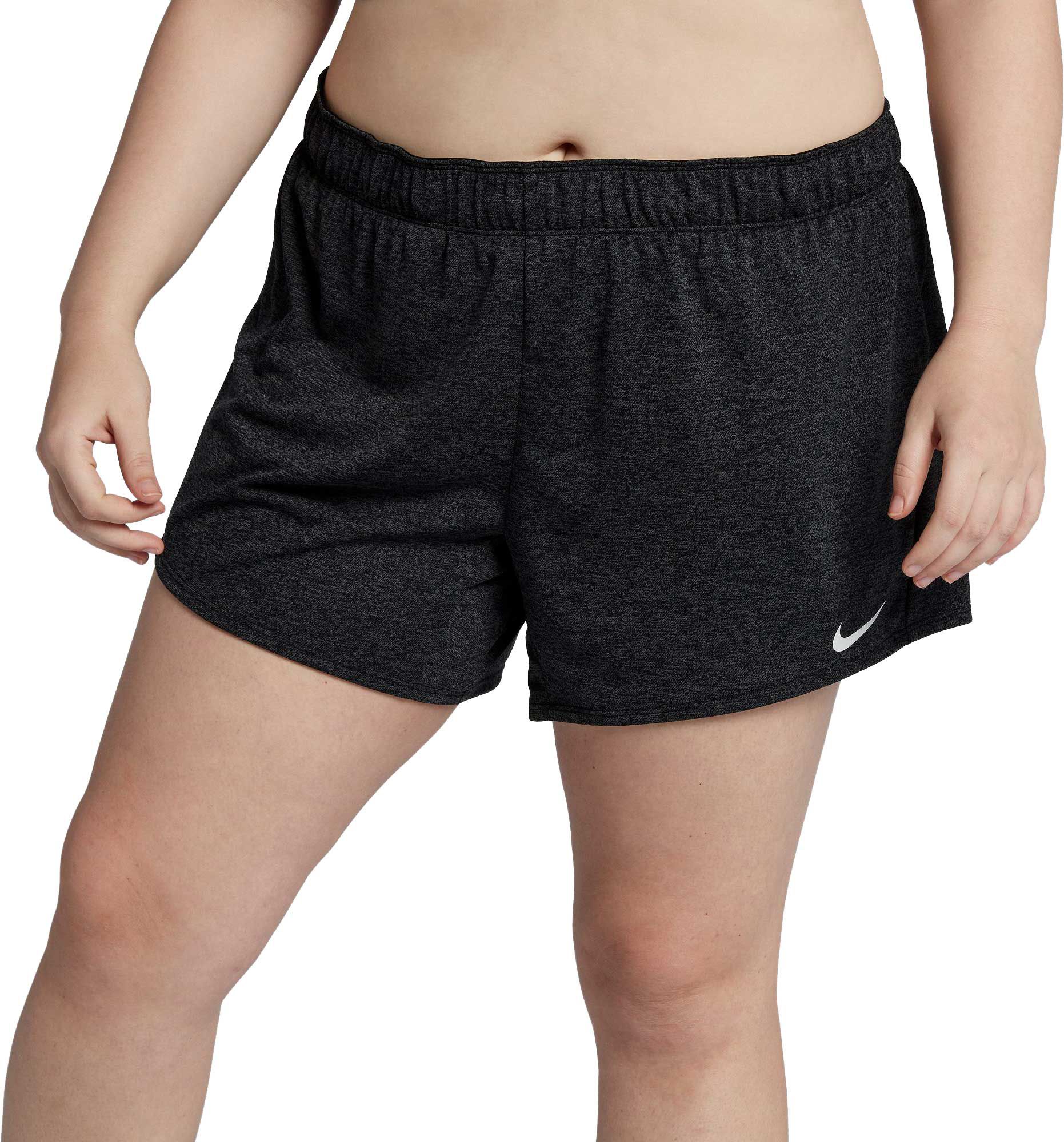 nike women's flex plus size training shorts