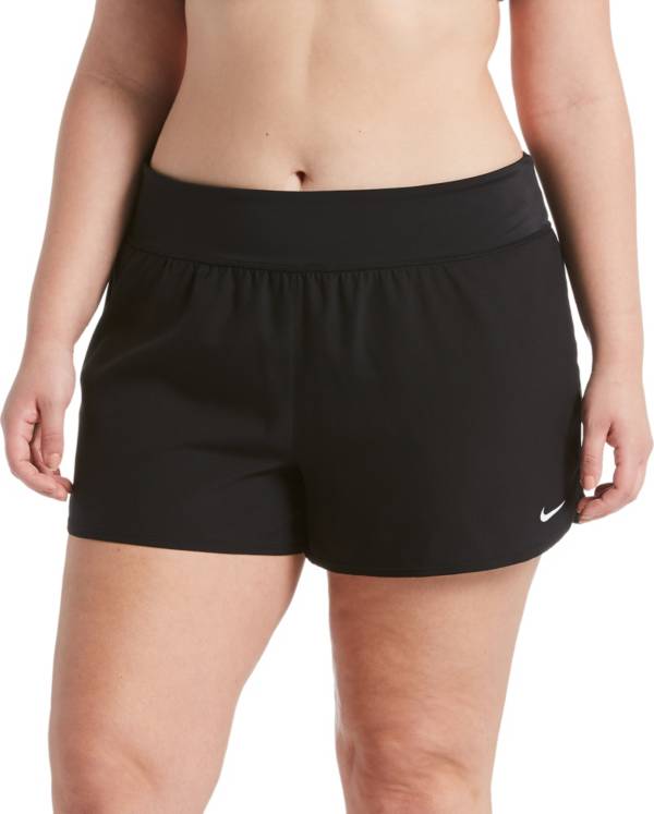 Nike Women's Plus Size Solid Swim Board Shorts