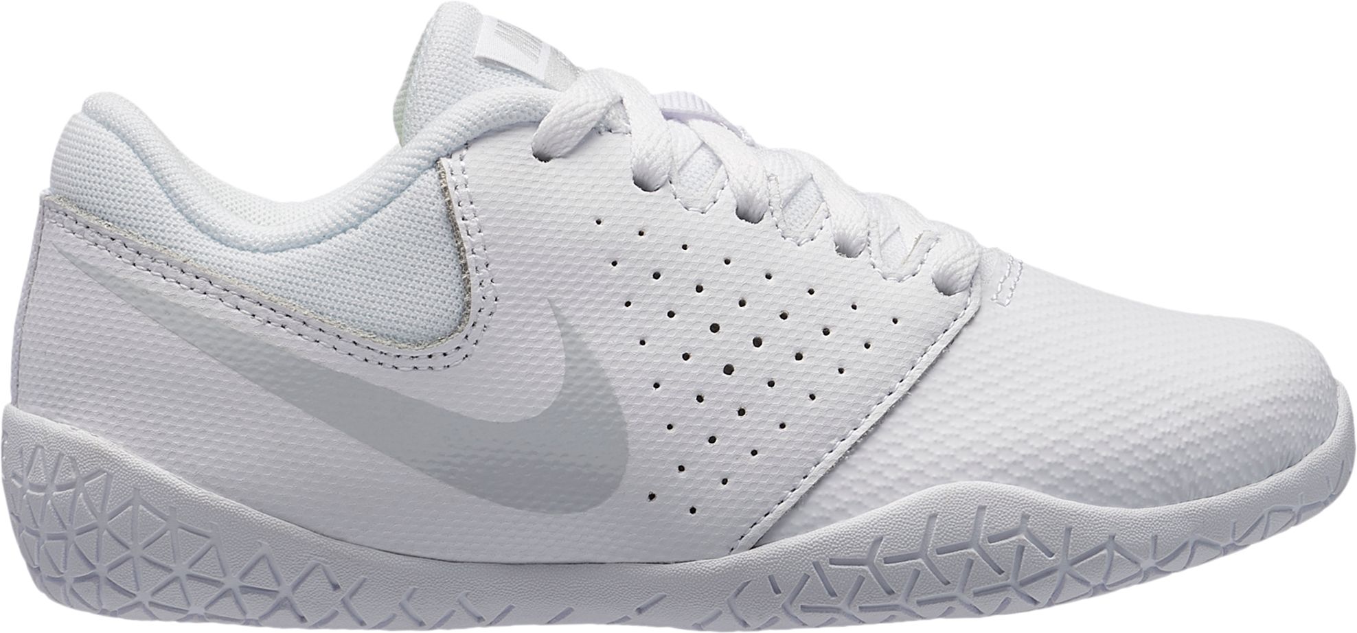 white nike sideline cheer shoes