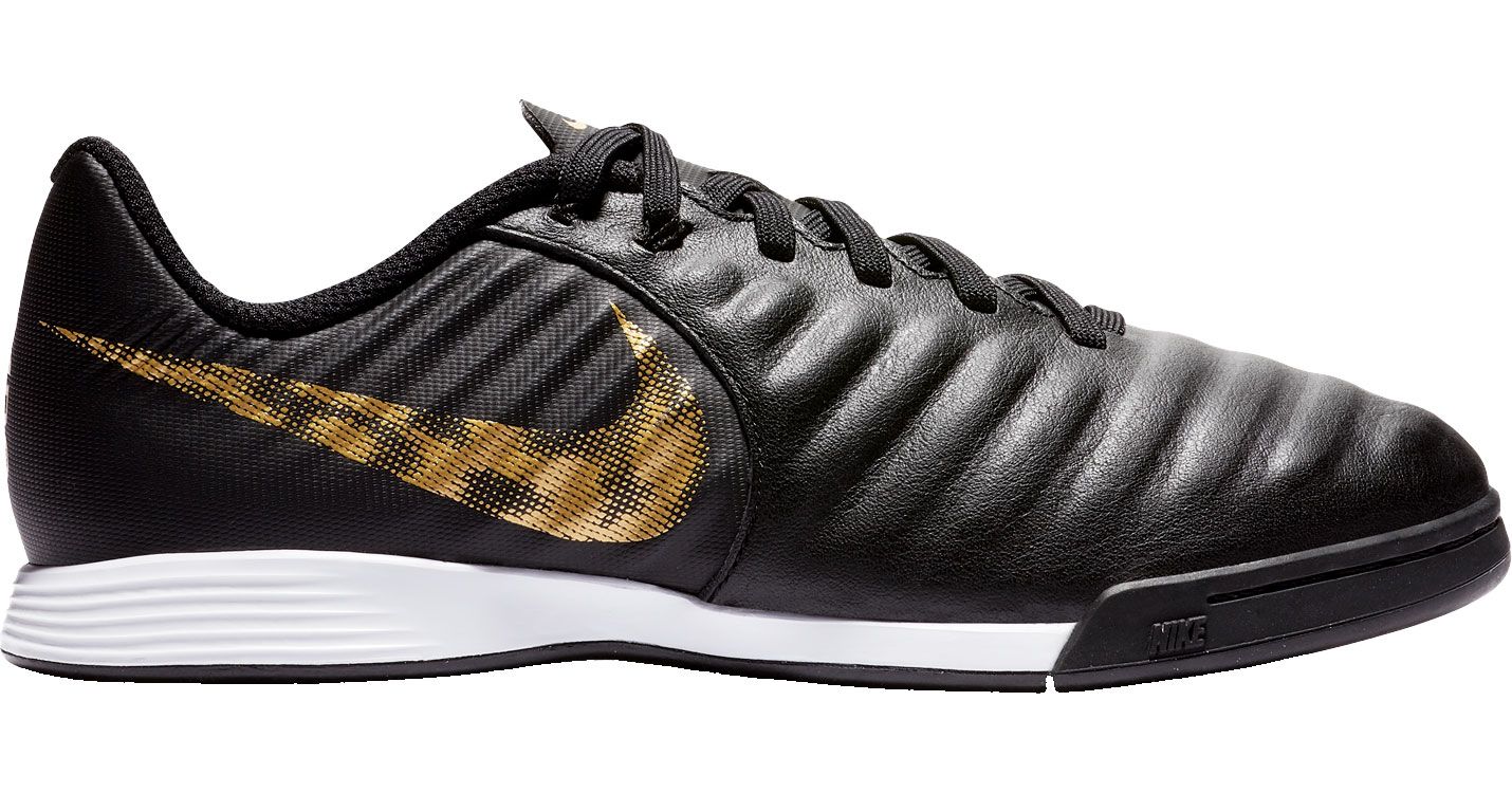 gold indoor soccer shoes