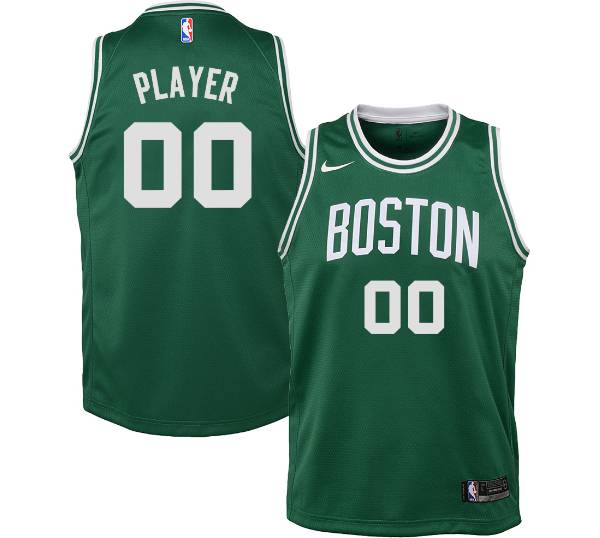 Nike Youth Full Roster Boston Celtics Kelly Green Dri-FIT Swingman Jersey