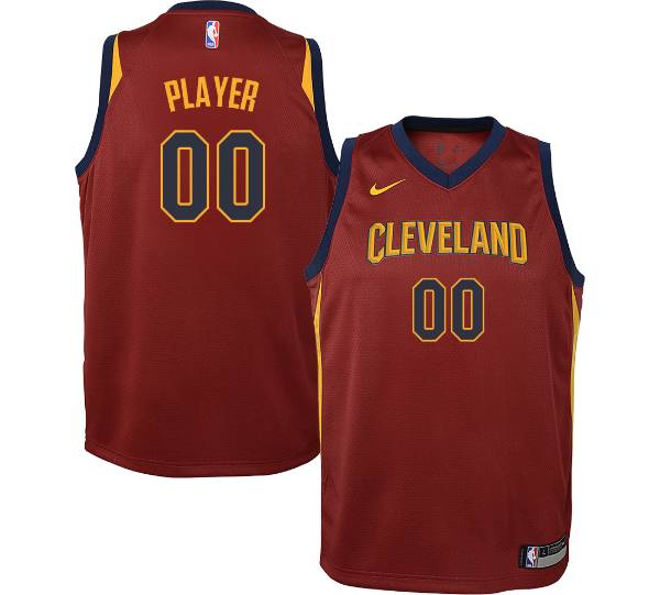 Nike Youth Full Roster Cleveland Cavaliers Red Dri-FIT Swingman Jersey