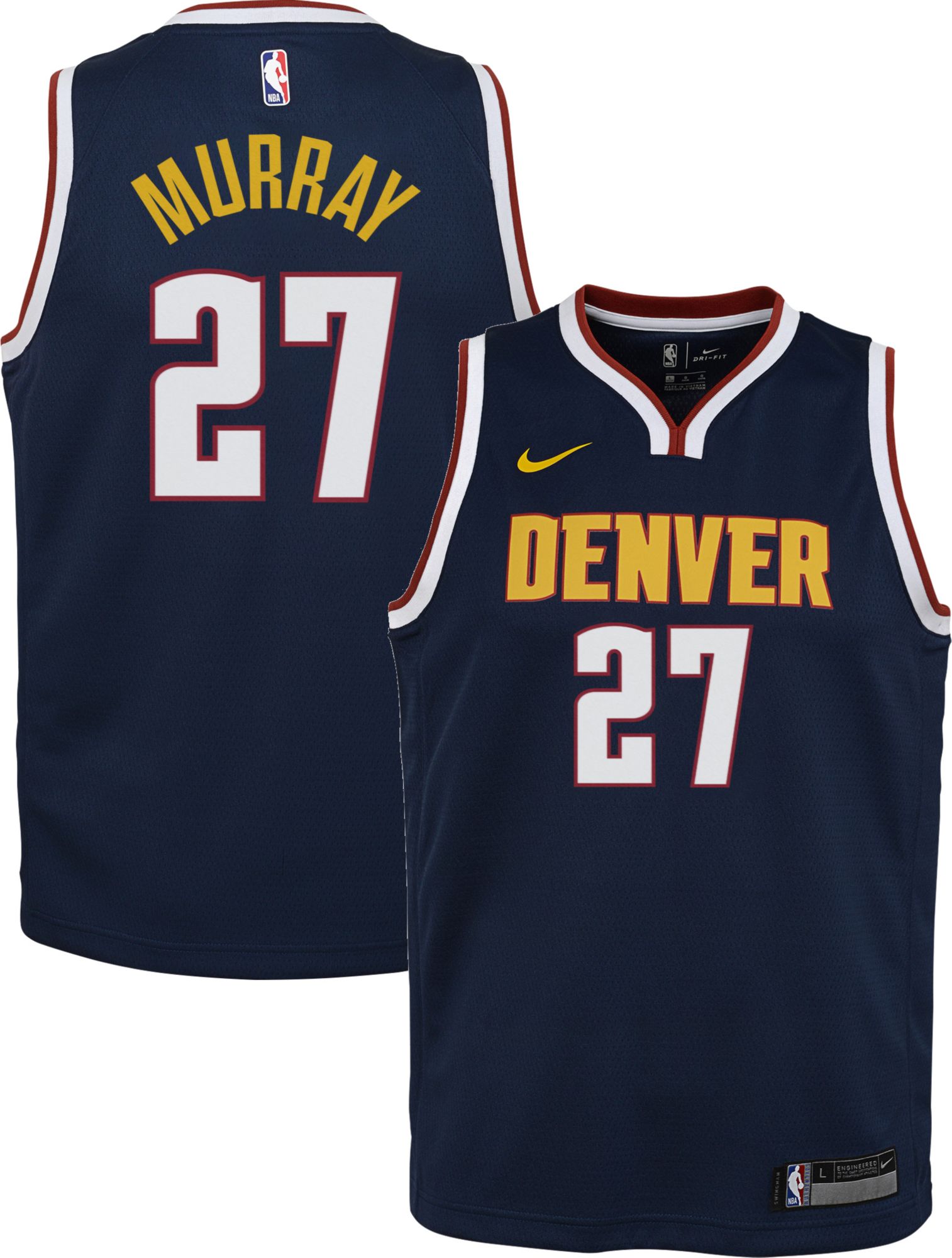 denver nuggets navy blue jersey