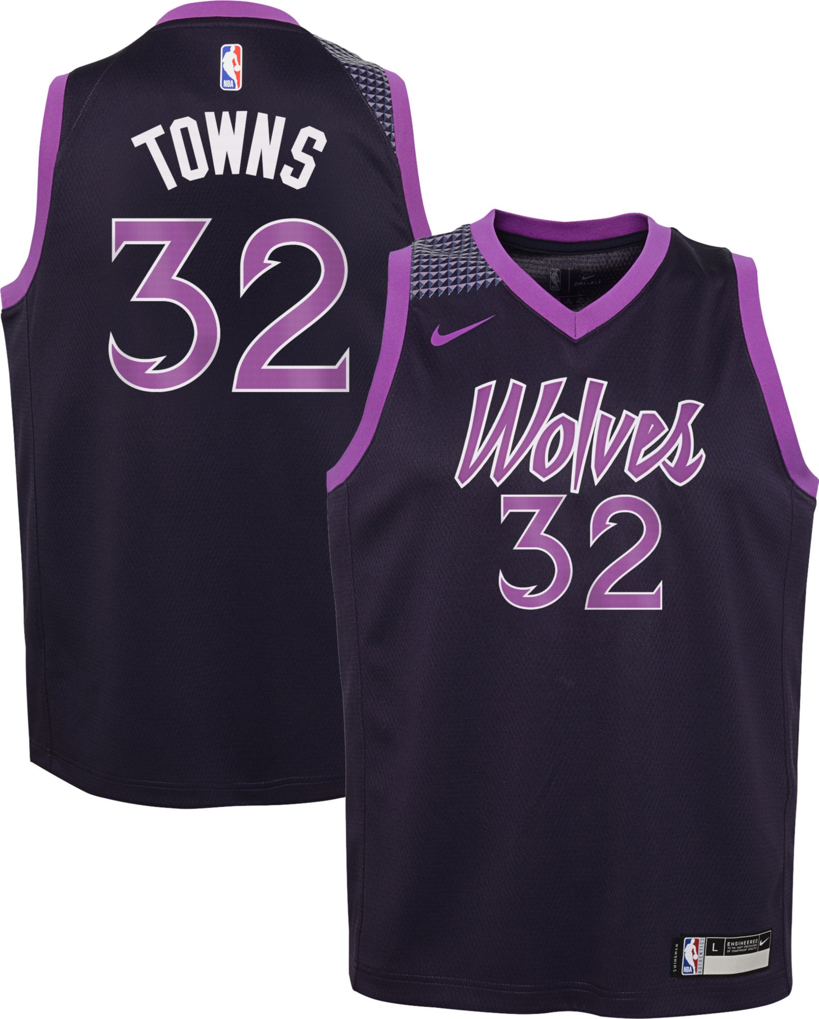 karl anthony towns purple jersey