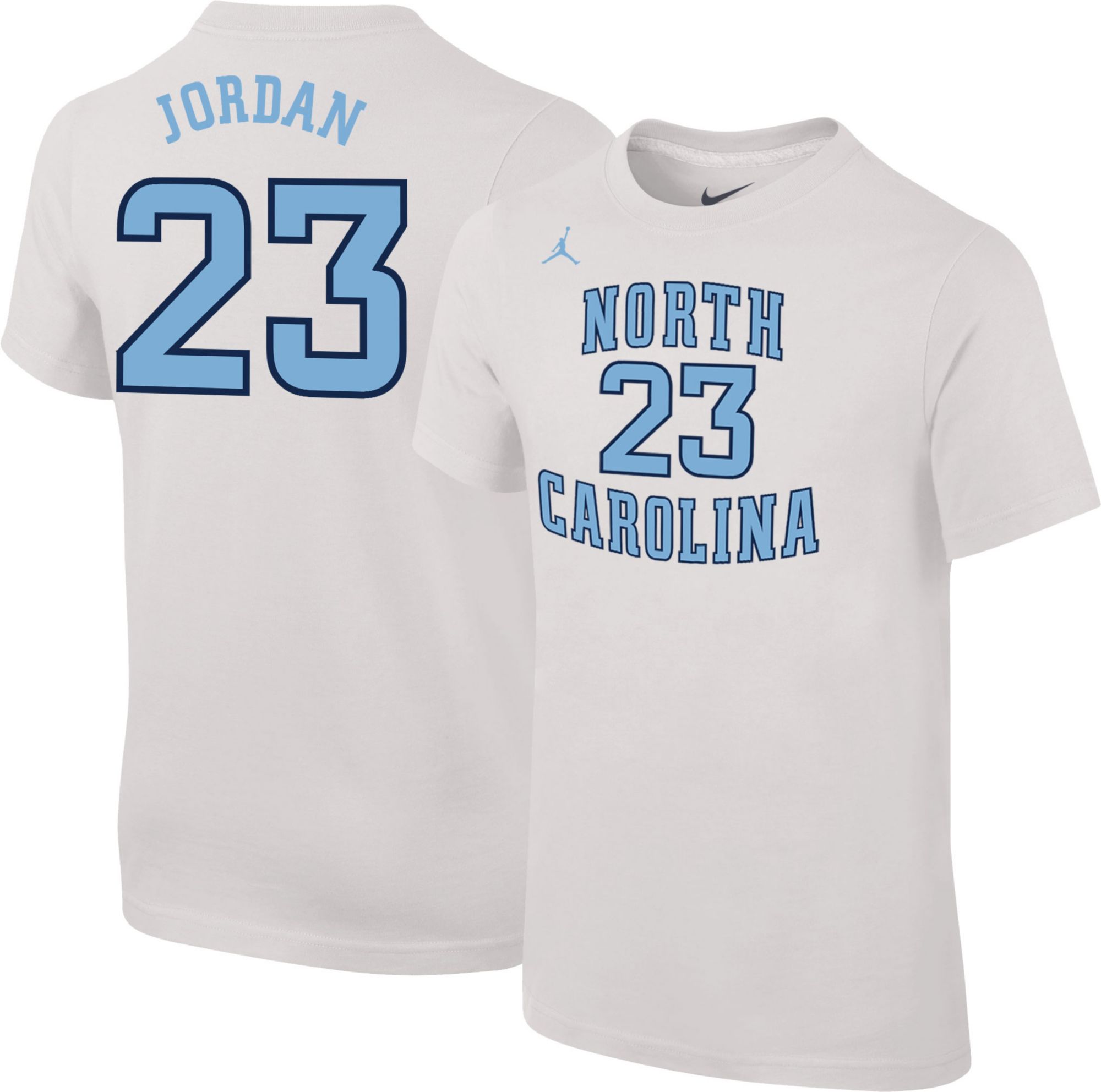 Jordan Youth North Carolina Tar Heels Michael Jordan #23 Future Star Replica Basketball Jersey White T-Shirt product image