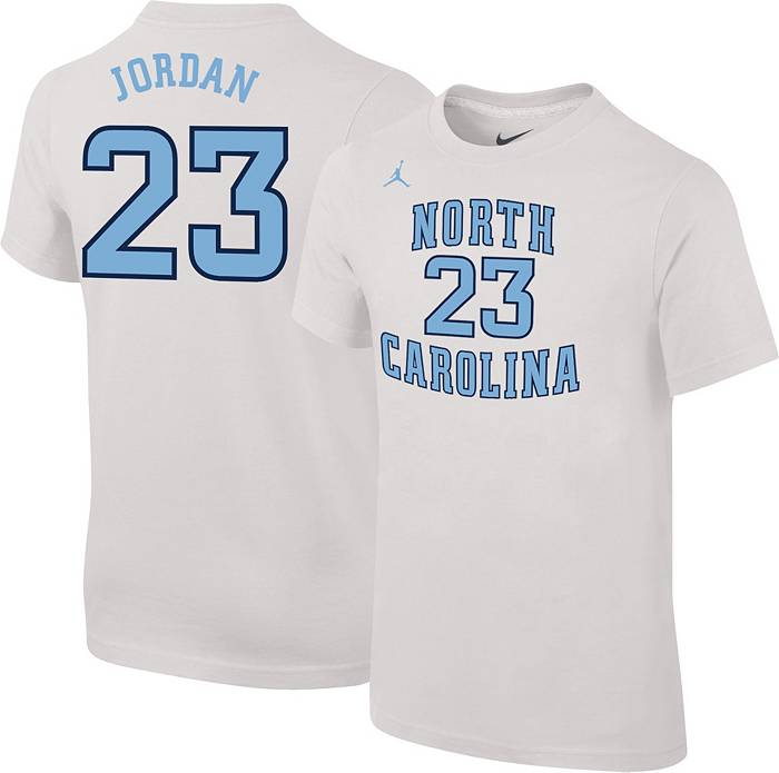 Jordan Men's Michael Jordan North Carolina Tar Heels #23 Basketball Jersey  White T-Shirt