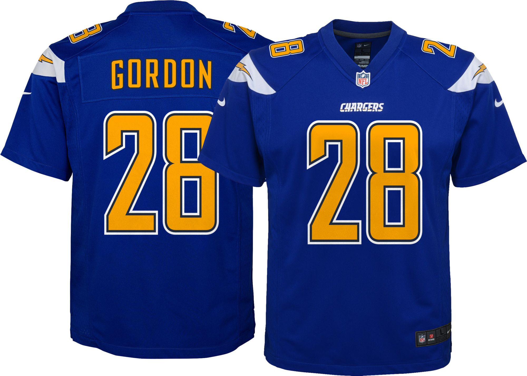 melvin gordon color rush jersey