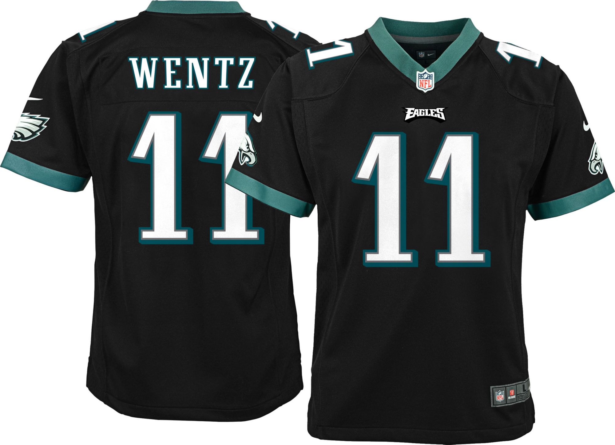 carson wentz game jersey