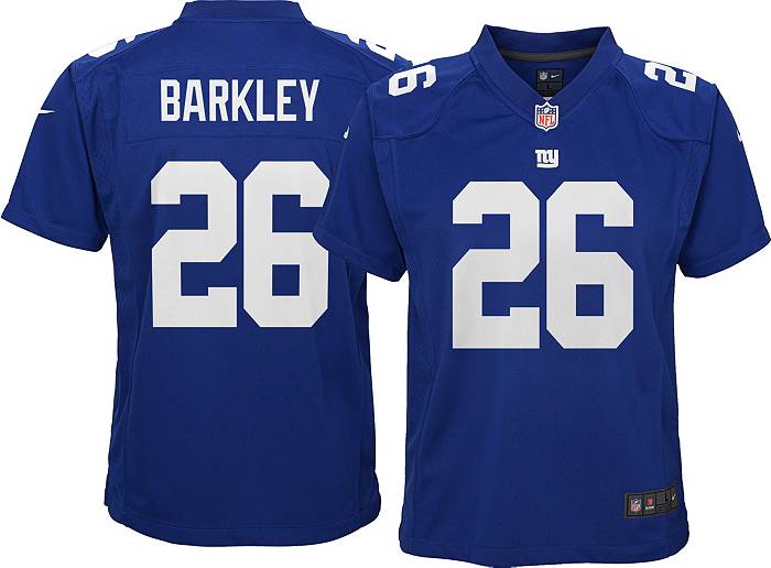  Saquon Barkley New York Giants #26 Blue Youth Player