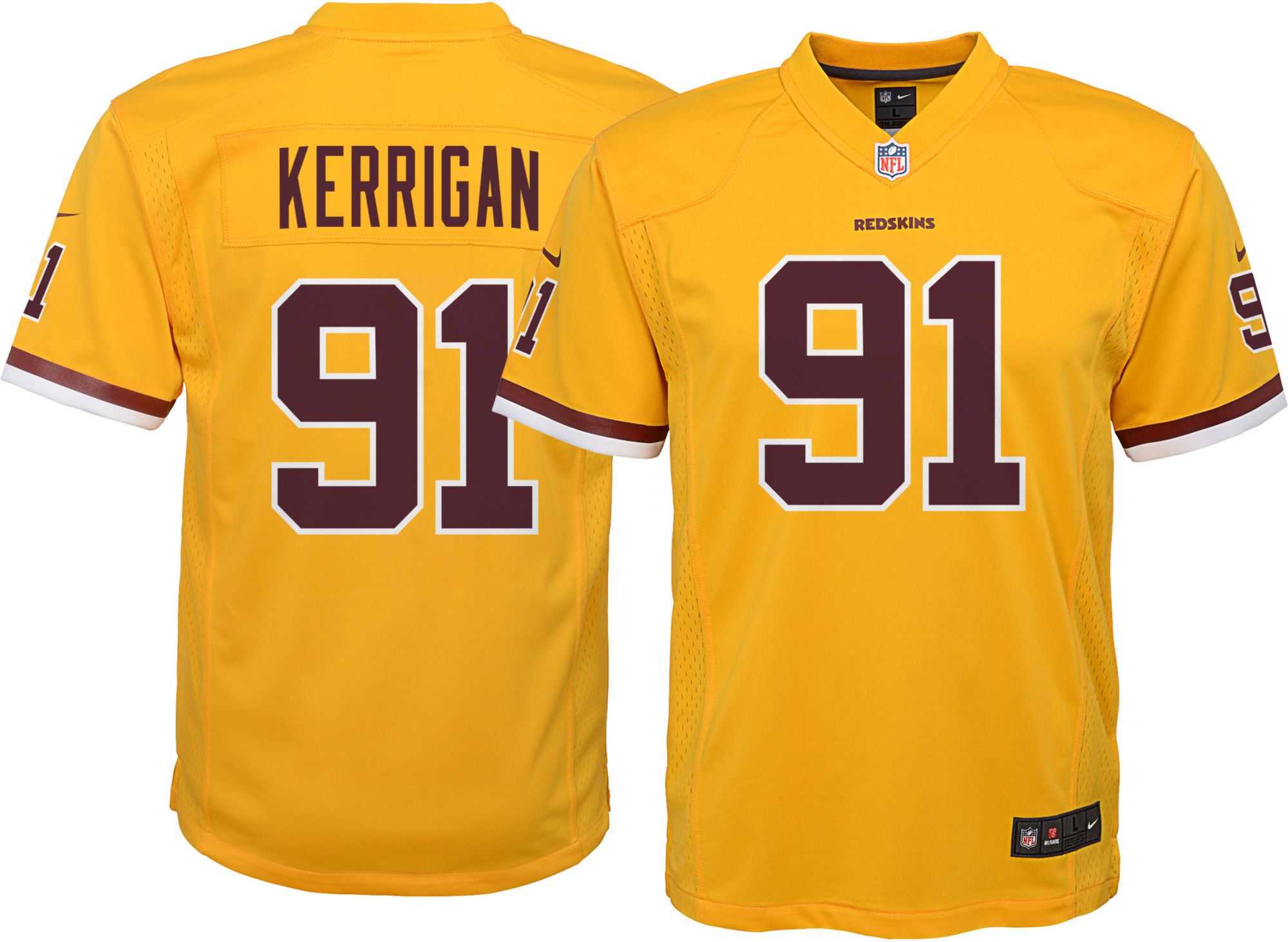 2019 Men Washington Redskins 91 Kerrigan White Nike Vapor Untouchable  Limited NFL Jersey All Reviews 