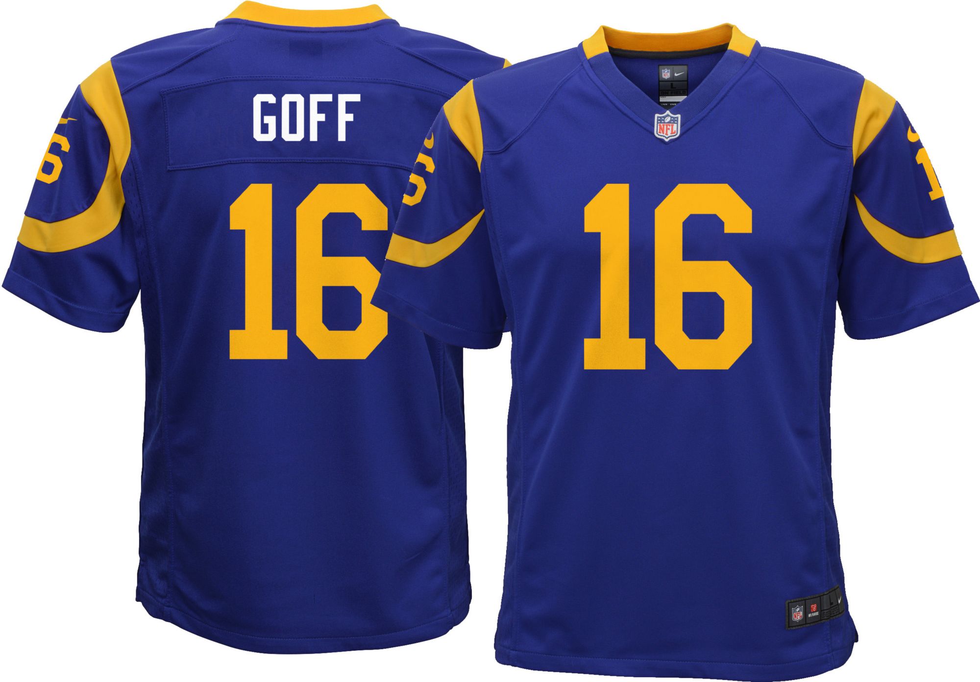 jared goff rams jersey