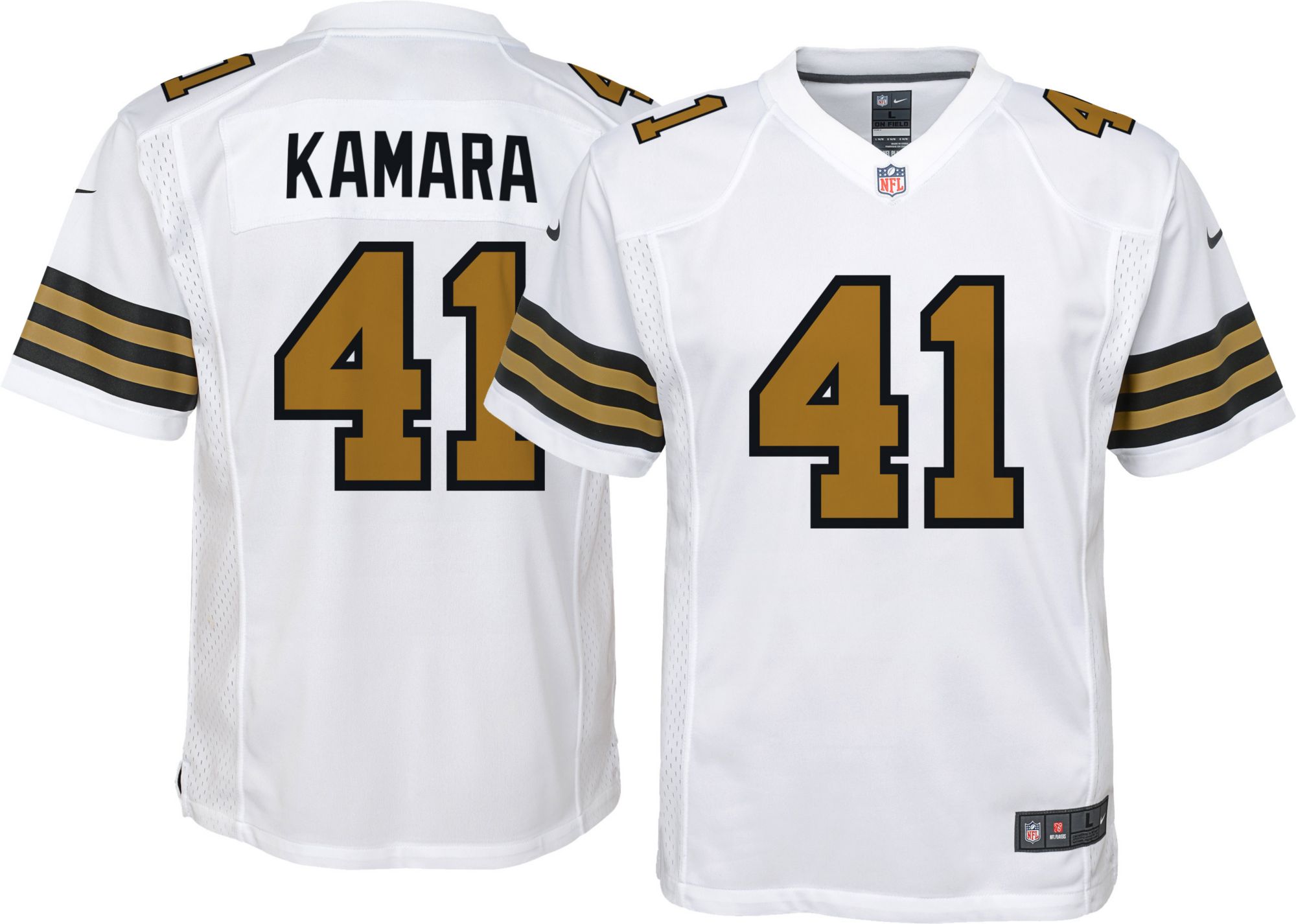 alvin kamara white jersey