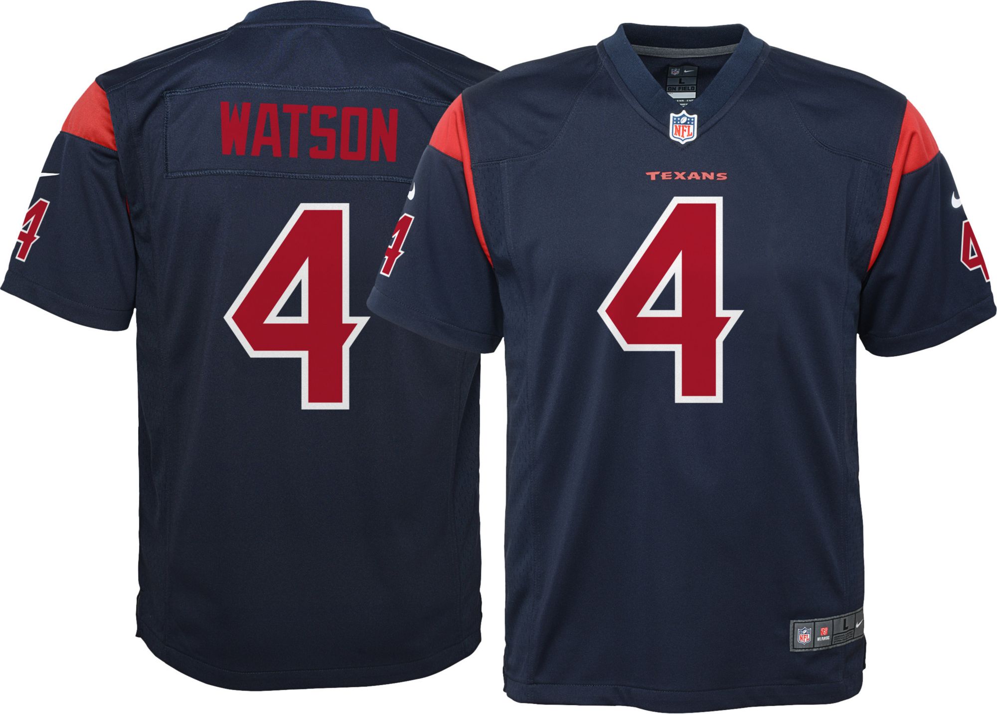 houston texans on field jersey