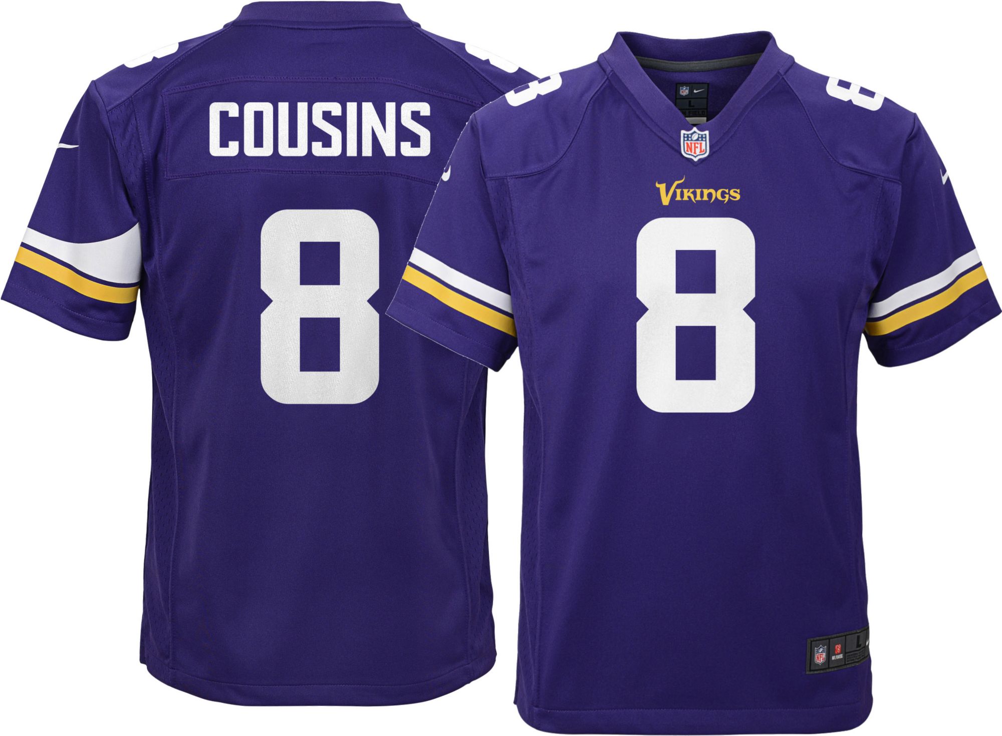 kirk cousins youth jersey