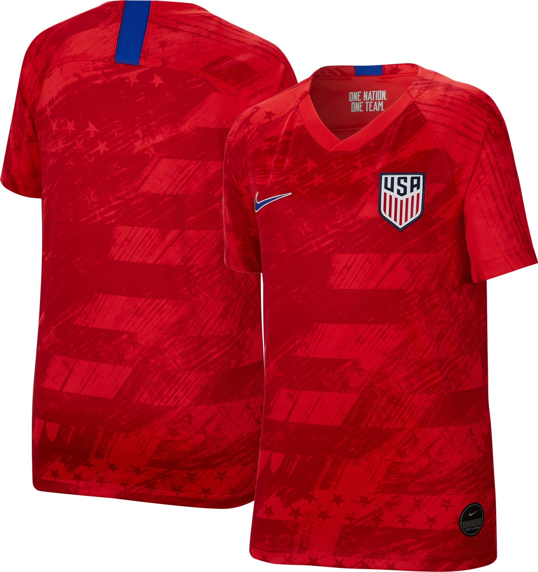 usa soccer t shirts nike