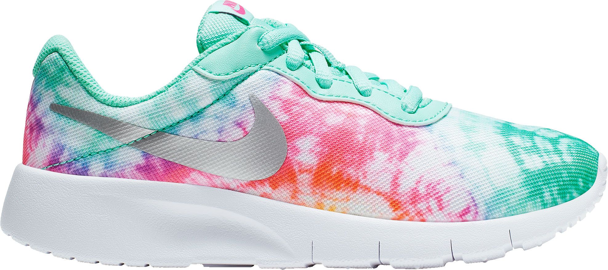 pink and teal nike shoes