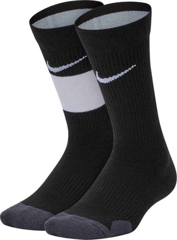 Nike Youth Elite Basketball Crew Socks 2 Pack Dick S Sporting Goods