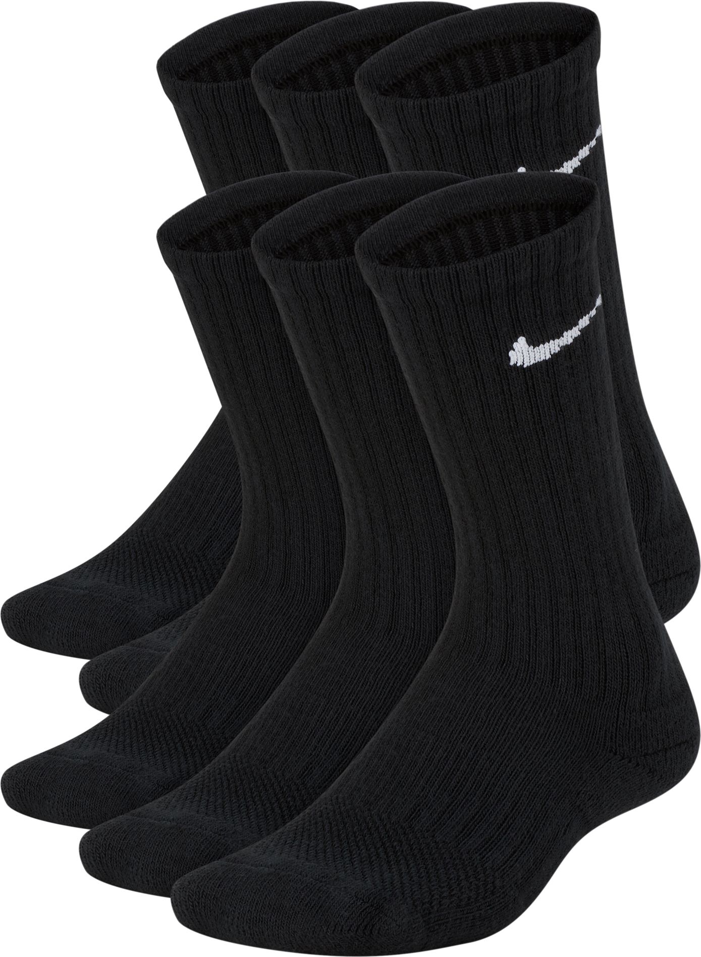 black nike crew socks