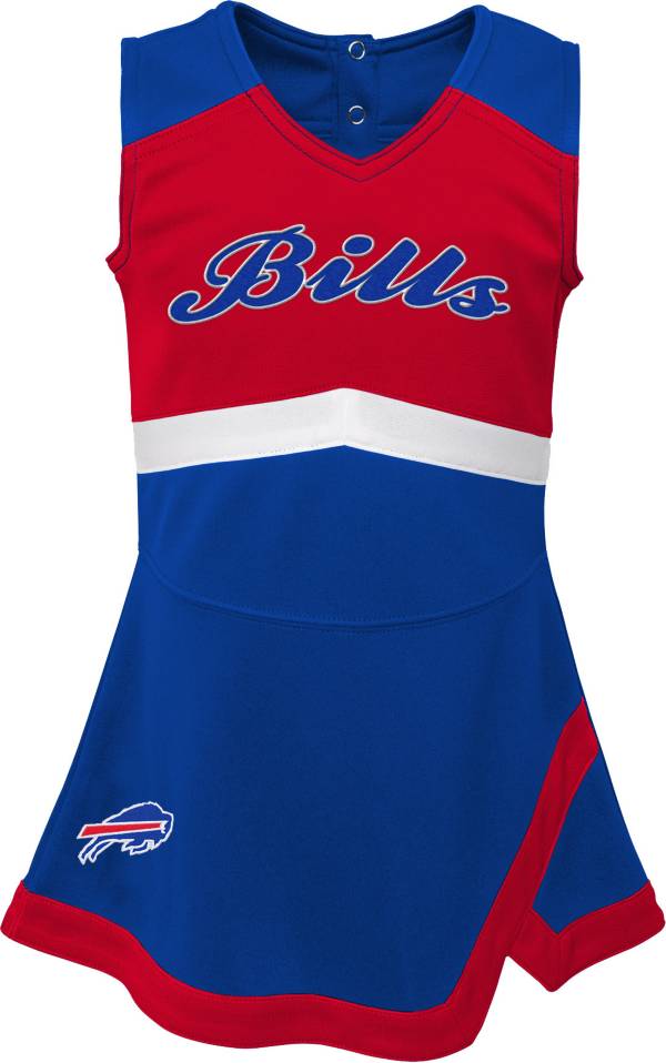 NFL Team Apparel Toddler Buffalo Bills Cheer Jumper Dress