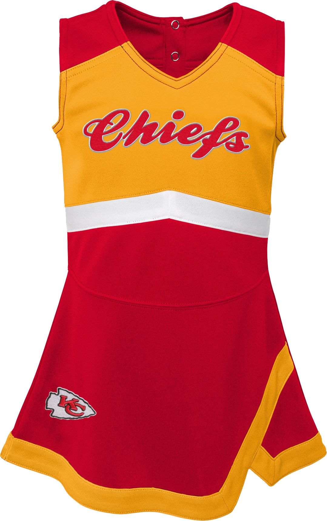 Pets First NFL Kansas City Chiefs Cheerleader Outfit, 3 Sizes Pet Dress  Available. Licensed Dog Outfit 