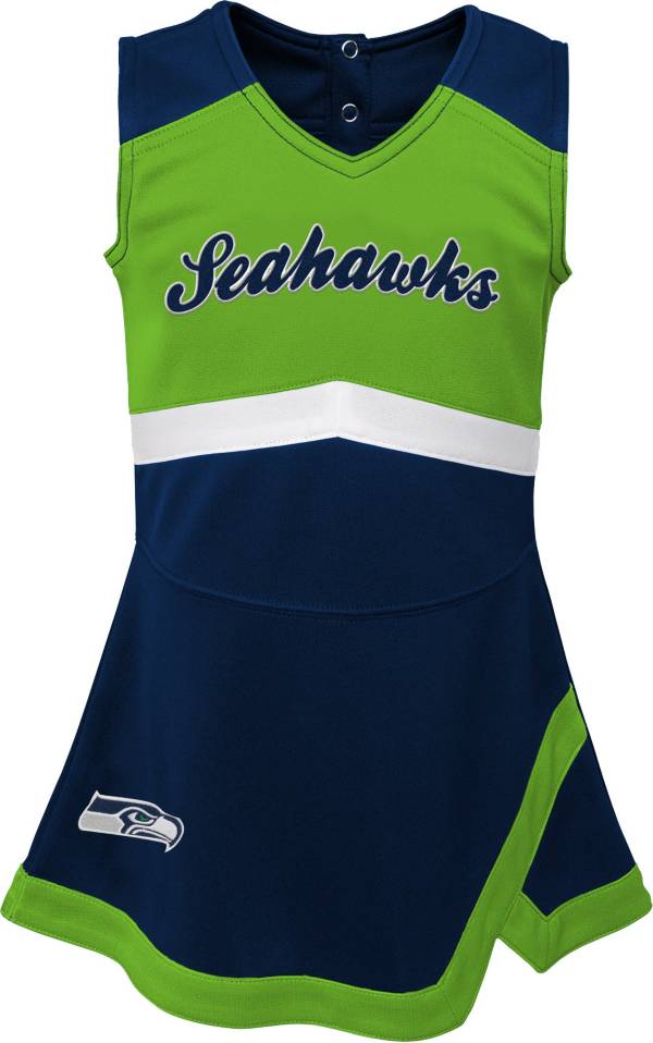 NFL Team Apparel Toddler Seattle Seahawks Cheer Jumper Dress product image