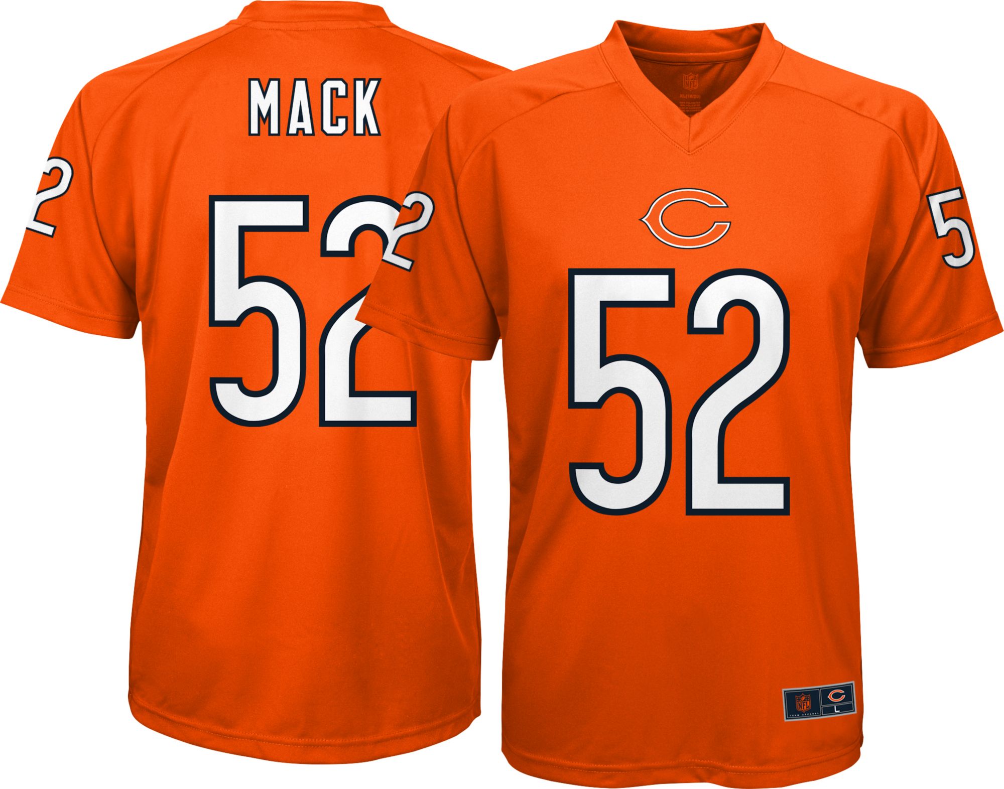 chicago bears jersey orange