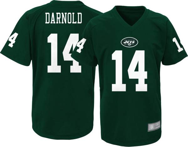 NFL Team Apparel Youth New York Jets Sam Darnold #14 Green Performance T-Shirt