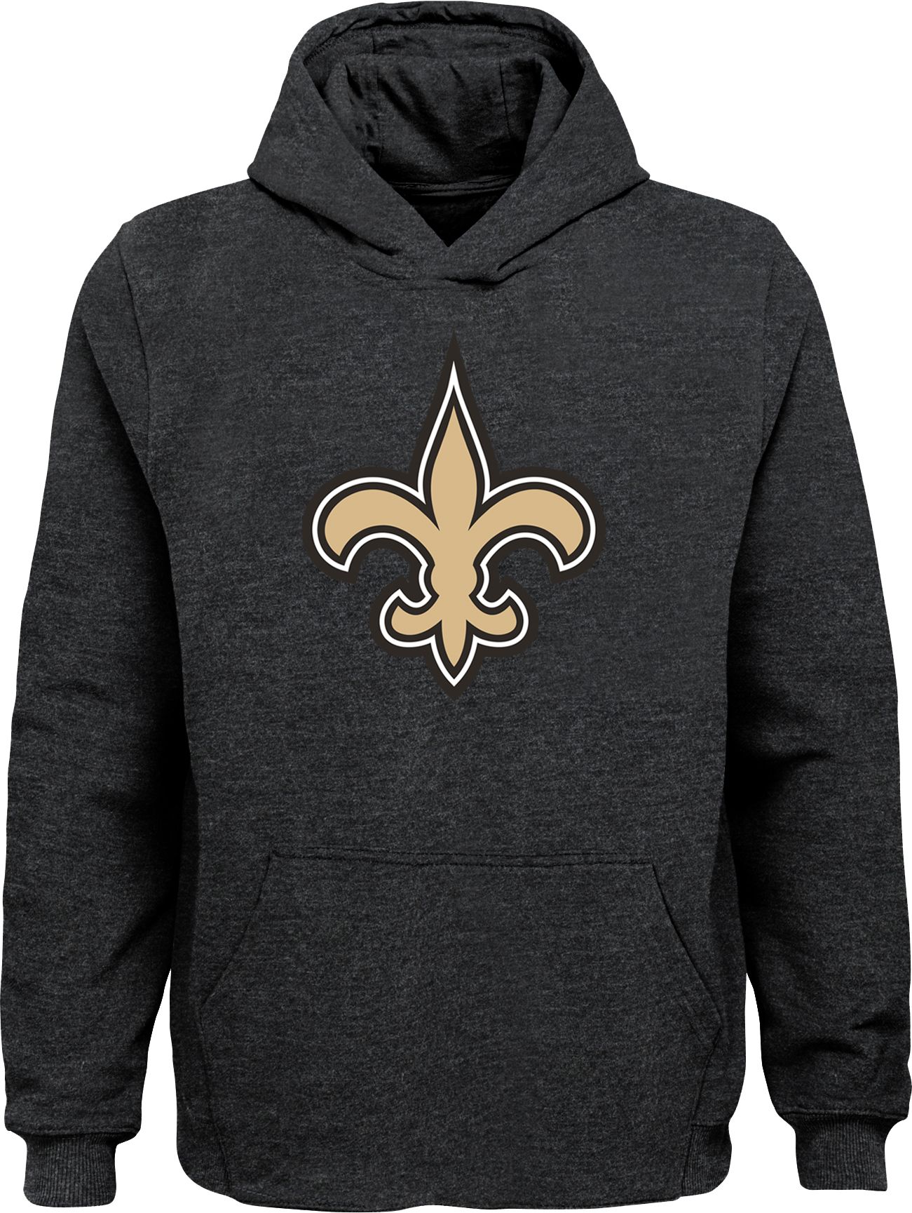 New Orleans Saints Logo Black Hoodie 