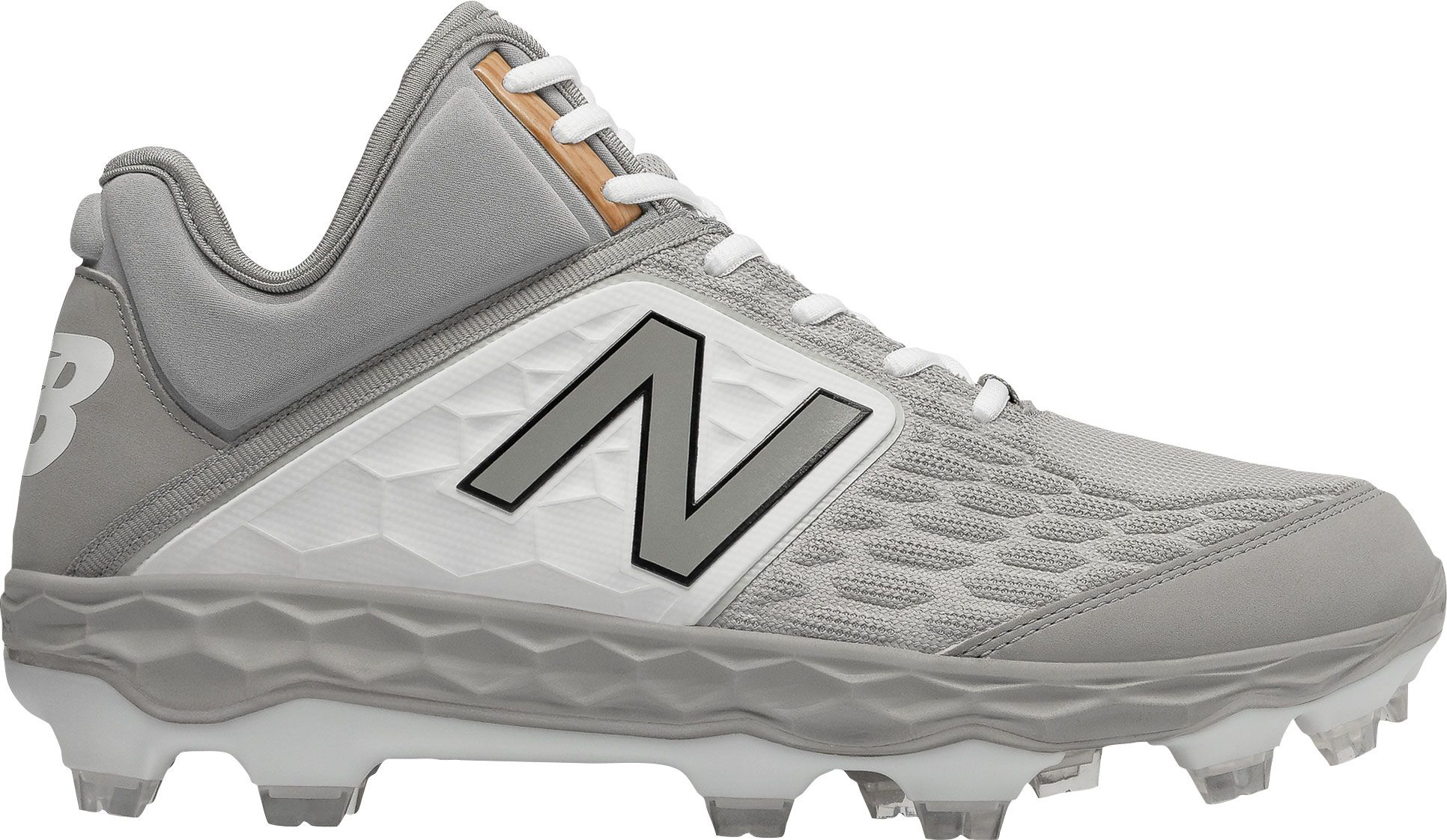 grey new balance cleats