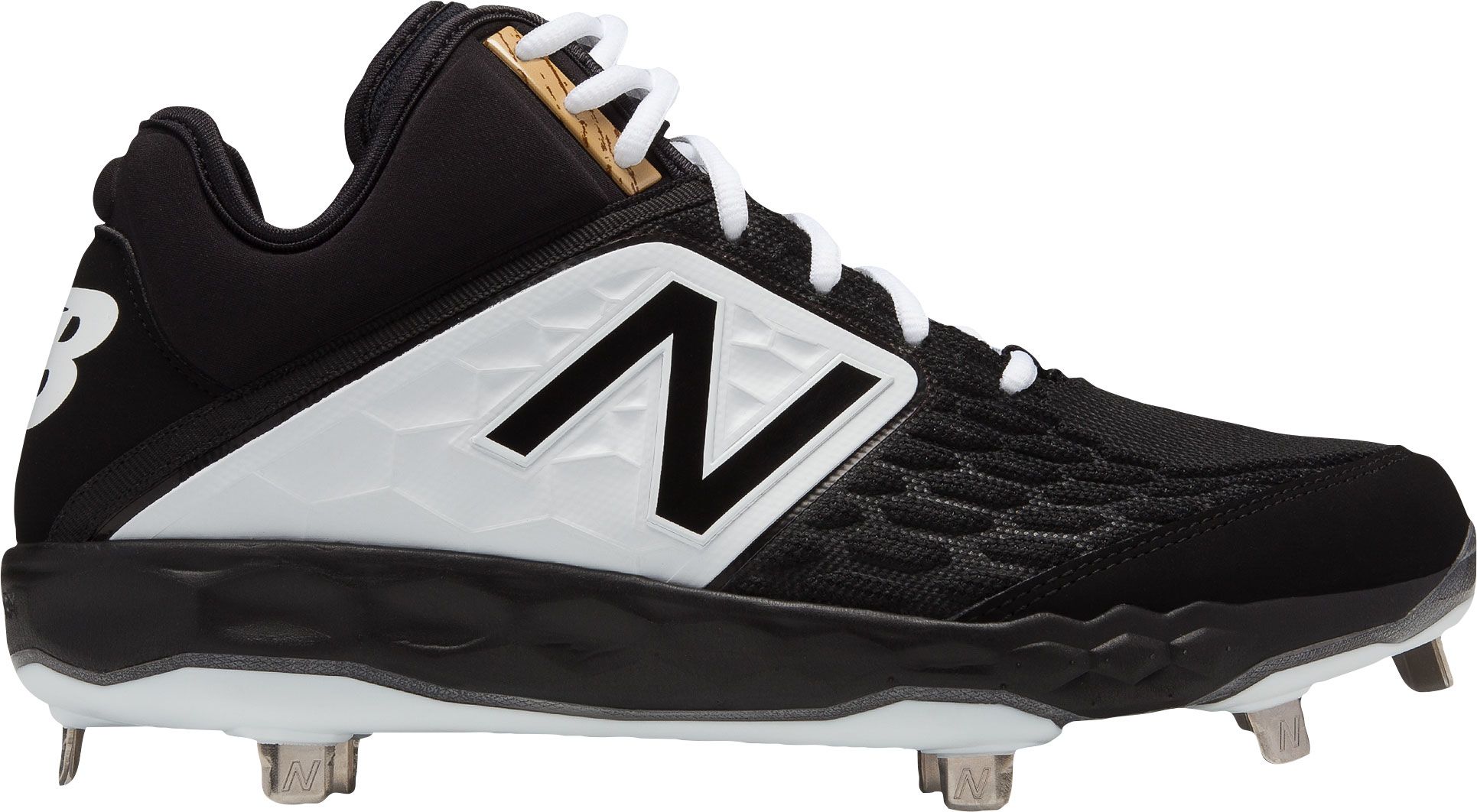 new balance metal cleats mens